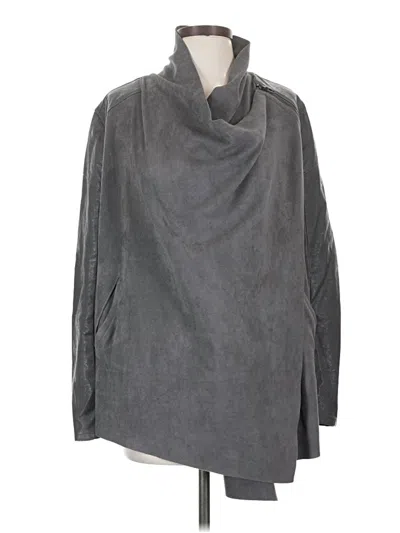 Pre-owned Blanknyc Blank Nyc Poncho In Gray