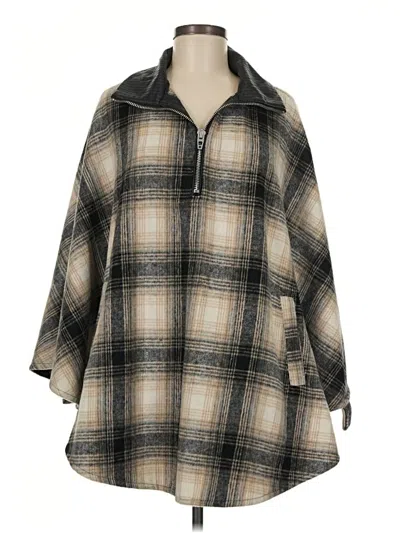 Pre-owned Blanknyc Blank Nyc Poncho In Tan