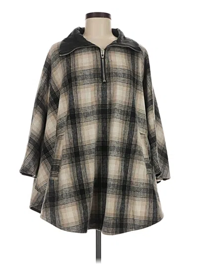 Pre-owned Blanknyc Blank Nyc Poncho In Tan
