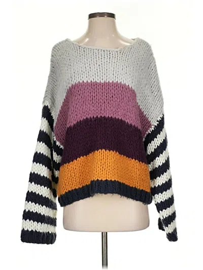 Pre-owned Blanknyc Blank Nyc Pullover Sweater In Purple