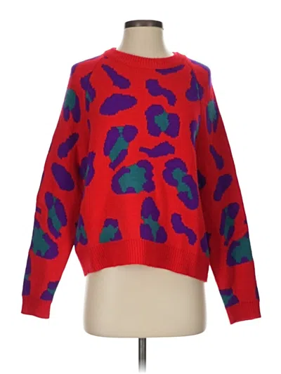 Pre-owned Blanknyc Blank Nyc Pullover Sweater In Red