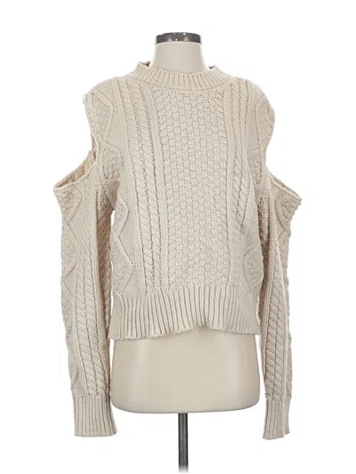 Pre-owned Blanknyc Blank Nyc Pullover Sweater In White