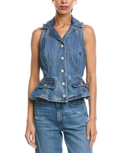 Blanknyc Blank Nyc Rain Or Shine Vest In Blue