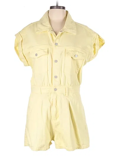 Pre-owned Blanknyc Blank Nyc Romper In Yellow