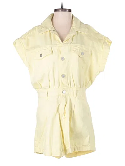 Pre-owned Blanknyc Blank Nyc Romper In Yellow