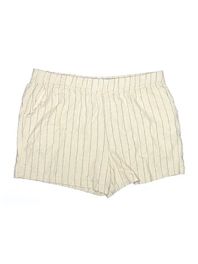 Pre-owned Blanknyc Blank Nyc Shorts In Ivory