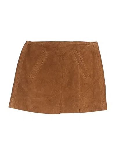Pre-owned Blanknyc Kids' Blank Nyc Skirt In Tan