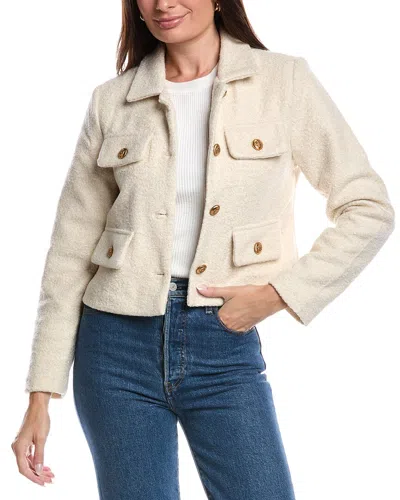 Blanknyc Blank Nyc Stay Icy Shacket In White