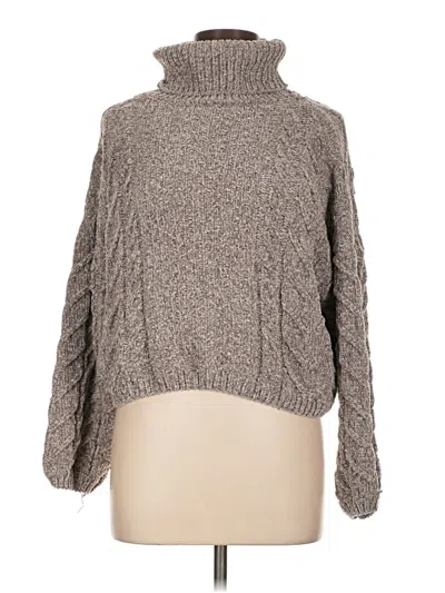 Pre-owned Blanknyc Blank Nyc Turtleneck Sweater In Gray