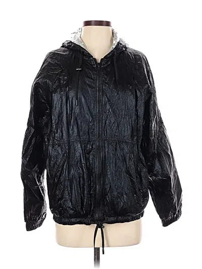 Pre-owned Blanknyc Blank Nyc Windbreaker Jacket In Black