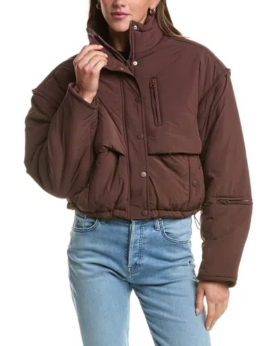Blanknyc Blank Nyc Winning Streak Jacket In Brown