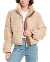 Blanknyc Blank Nyc Wool-blend Coat In Neutral