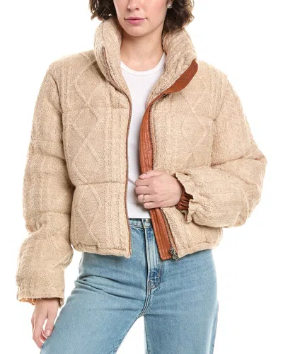 Blanknyc Blank Nyc Wool-blend Coat In Neutral