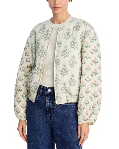 Blanknyc Block Party Quilted Jacket In Neutral