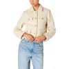 Blanknyc Cropped Jacket In Stay Icy