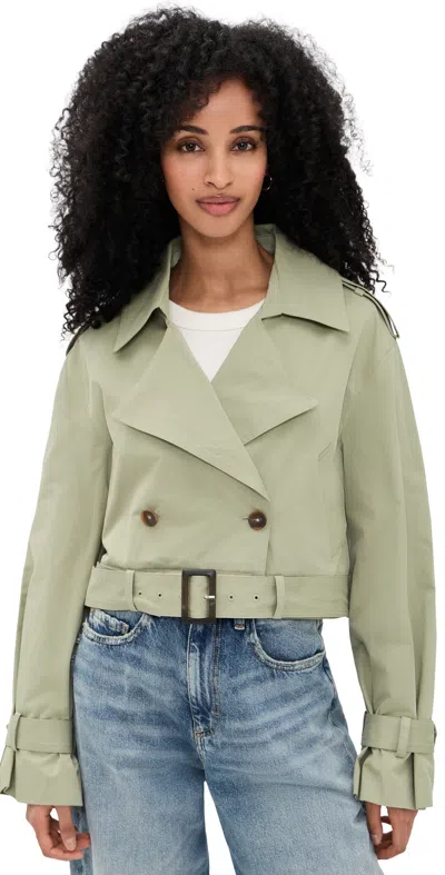 Blanknyc Business As Usual Jacket Business As Usual (sage) In Green