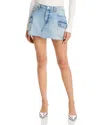 Blanknyc Cargo Denim Skirt In Road Line In Road Line