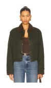 Blanknyc Catching A Break Jacket Hunter Green In Green