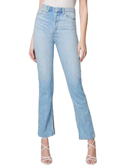 Blanknyc Cooper High Waisted Denim Jean In Adrenaline Rush In Multi