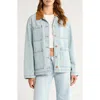 Blanknyc Crack Of Dawn Jacket Light Indigo In Blue