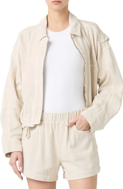 BLANKNYC BLANKNYC COTTON & LINEN UTILITY JACKET