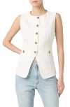 Blanknyc Sleeveless Vest In Cloud Burst