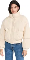 Blanknyc Cream Pie Bomber Jacket Cream In Cream