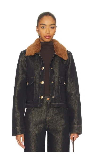 Blanknyc Cropped Denim Jacket In Multi