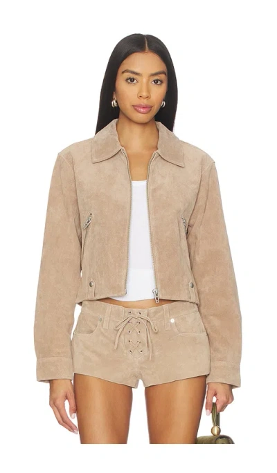 Blanknyc Cropped Jacket In Neutral