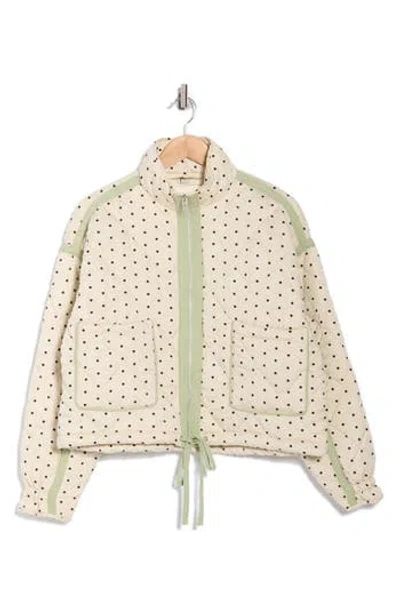 Blanknyc Cropped Quilted Jacket In Gray