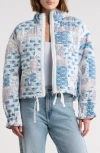 Blanknyc Cropped Quilted Jacket In White