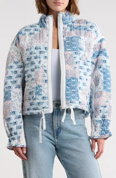 Blanknyc Cropped Quilted Jacket In White