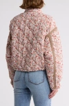 Blanknyc Cropped Quilted Jacket In Herb Haven