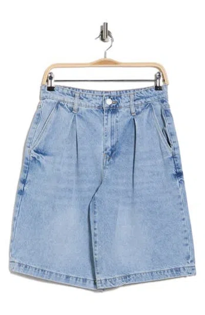 Blanknyc Denim Bermuda Shorts In Blue