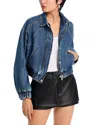 Blanknyc Denim Bomber Jacket - Exclusive In Off Stage