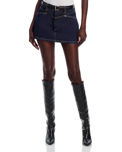 Blanknyc Denim Micro Mini Skirt In Over The Moon