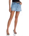 Blanknyc Denim Mini Skirt In Rose Garden