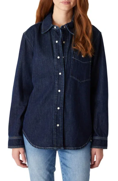 Blanknyc Denim Shirt In Shot Caller