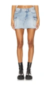 Blanknyc Denim Skirt In Road Line
