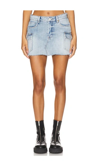 Blanknyc Denim Skirt In Road Line