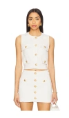 Blanknyc Denim Top In Tfk Sugar Coat