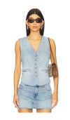 Blanknyc Denim Vest In Blue