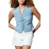 Blanknyc Denim Vest In Head To Head