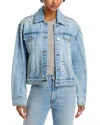 Blanknyc Diamonds In The Sky Denim Trucker Jacket In Blue