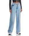 BLANKNYC DRAWSTRING WIDE LEG JEANS IN FEELING GOOD