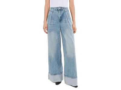 Blanknyc Easy Day Denim Trousers In Blue