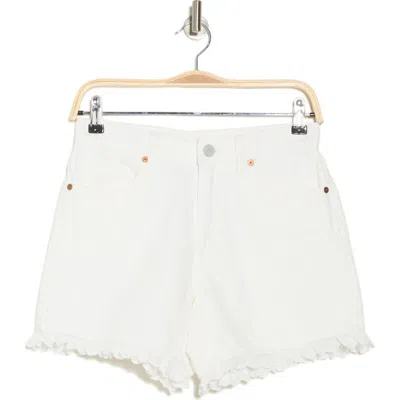 Blanknyc Eyelet Lace Denim Shorts