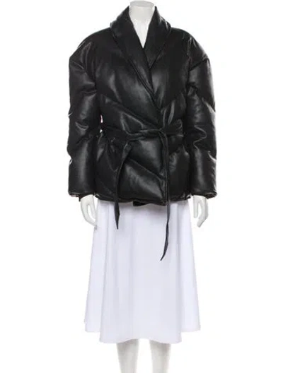Pre-owned Blanknyc Faux Fur Coat In Gray