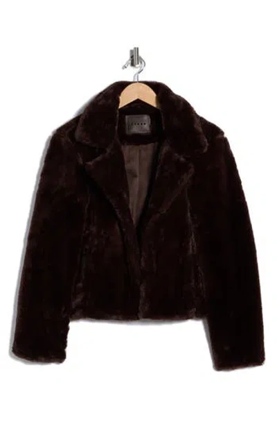 BLANKNYC BLANKNYC FAUX FUR CROP JACKET