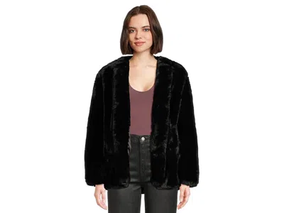 Blanknyc Faux Fur Jacket In Black